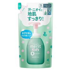 Kao 花王 Merit兒童泡沫洗髮精 補充包, 270ml, 1包