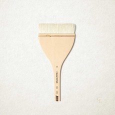 화홍 백붓 100 6호 105mm 평붓 배경붓 미술용품 1개입