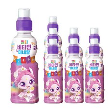 캐치티니핑 멀티비타민 미네랄 포도맛 음료 오로라핑, 200ml, 8개