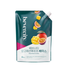세미 리얼 애플망고 패션후르츠 베이스 에이드, 2개, 1kg