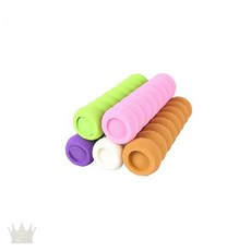 실리콘 원통형 문손잡이 보호커버 충격 벽면보호 주거공간 다채로운 컬러, 핑크_1개