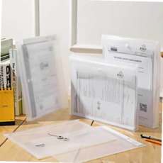 10개입 회사 투명파일 PP봉투 단추형서류봉투 59000EA 1EA, 가로형 10개입