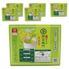 Iyemon 抹茶玄米茶隨身包, 6盒, 30條, 0.8g