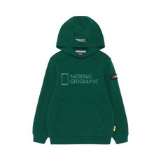 NATIONAL GEOGRAPHIC KIDS 케이투 k233UHD910 톤온톤 빅로고 후드티셔츠 BOTANICALGARDENGREEN 5002989040 232125