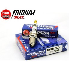 NGK 銥合金火星塞 BKR6EIX-P 日本公司貨, 1個