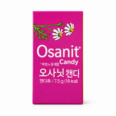 오사닛 캔디 7.5g 무설탕 자일리톨 2개