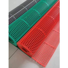 대형 잔디 보호 바닥 보행로 카페트 매트 벌집 고무, 60x1m, 1개, 그레이