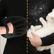 아르빈 강아지 고양이 털 제거 장갑 정전기 브러쉬 청소장갑 대형, 2개, 다섯손가락 양손