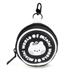 던롭 젝시오 x 라인프렌즈 미니니 볼파우치 케이스 골프공 주머니 GGF 23035I, GGF 23035I 블랙