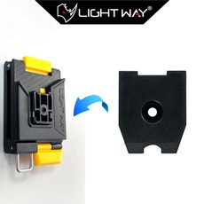 LIGHT WAY 捲尺快扣 公扣 ABS塑膠, 1個