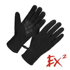 EX2 德國 抗靜電 觸控保暖手套 玄黑 866131, L