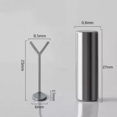 쿠쿠스토어 2/3개입 하트 모양 캣츠아이 네일 자석 Y자형 철사 실린더 스틱 프렌치 매니큐어 살롱 도구, 03 2pcs