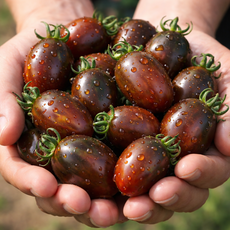 [프리미엄] 부산 대저 흑대추방울토마토 최상품 산지직송 짭짤이 흑토마토, 1박스, 2kg
