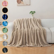 부드럽고 두꺼운 따뜻한 담요 인조 양모 담요 캐시미어 두꺼운 담요 편안하고 두꺼운 겨울 담요, 05 D