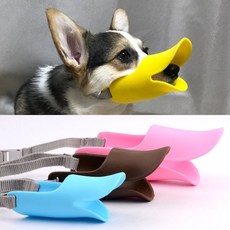 애견용 실리콘 오리입마개 마스크 애완용마스크 dhy*0685mc, 중