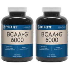 Mrm BCAA+G 6000運動恢復膠囊, 150顆, 2罐