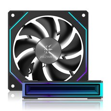 [마이크로닉스] WIZMAX ICEROCK G30-120 인피니티 aRGB PWM STD [시스템쿨러/120mm] [블랙], 1개, 블랙