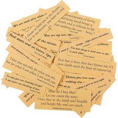 50장 이야기 스크랩북 스티커 빈티지 에스테틱 명언 문구 DIY 공예용 용품 아트 정크 저널 콜라주 앨범 장식