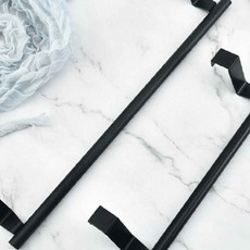 주방수건걸이 무타공 수건걸이 소형 블랙 욕실수건걸이 무타공수건걸이