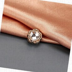 여성 파인 옷 노출 벌어짐 방지 자석 여밈 단추 브로치 옷고정 매너 버튼, D.심플큐빅 3세트