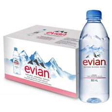 에비앙 생수, 1개, 500ml