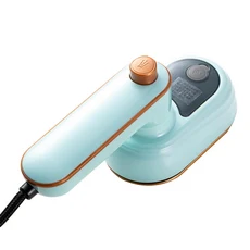 미니 의류 스티머 여행용 건식 습식 다림질 지원 360도 가정, 01 China Mainland, 01 US Sky Blue