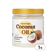 [코코넛오일 100%] 장수농가 코코라이프 엑스트라버진 코코넛오일, 1세트, 500ml