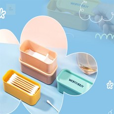 다모아꾸밈 미니소품 뚜껑수납함 다용도미니수납케이스, 핑크
