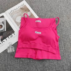 女性運動內衣與單車褲兩件式套裝，細肩帶工字背心，適合瑜珈健身，多色可選