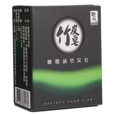朝代 橄欖油竹炭皂, 130g, 1個