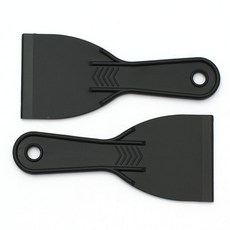 해솔 플라스틱 헤라 2개입 7.5cm 블랙 정밀청소스크래퍼