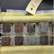 전통 수제 양갱 고급 선물세트 결혼 명절 행사 답례품 디저트 양갱이 10구 쇼핑백증정, 1개