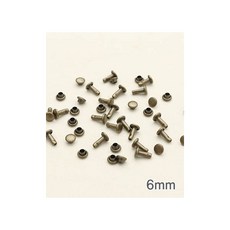 퀼트스타 장식용 양면징 6*9mm 20쌍, 앤틱골드, 1개