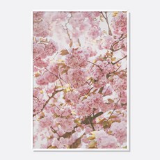 스웨리움 미드센츄리 모던 감성 사진 인테리어 포스터 액자 황금 잎 벚꽃나무 세로형, A4 (210 x 297 mm), 포스터만 구입