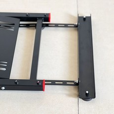 레이싱휠 거치대 의자 고정기 바퀴 고정 풀세트 체어 고급형 게이밍 패키지 시뮬레이션 운전, 화이트