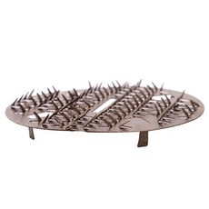 蚊香盒 蚊香盤 蚊香架 蚊香置物架 香爐 驅蚊 創意蚊香盒蚊香盤托帶蓋防火傢用大號蚊香爐蚊香架便攜多功能複古, 獨立大釘盤