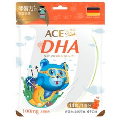 ACE 機能軟糖 維他命軟糖 - 兒童健康零食，富含維生素C，增強抵抗力，櫻桃口味，14顆/袋, 39.2g, 1個