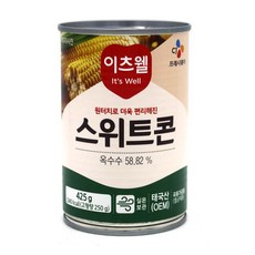 CJ 이츠웰 스위트콘 425g, 1개