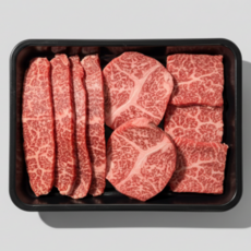 한우 1++ 소고기 구이용 설깃 차돌박이, 1세트, 800g