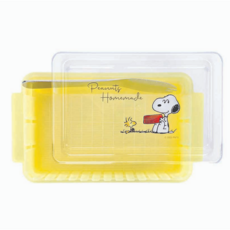 스누피 수채 버터커터 케이스, 1개, 옐로우 혼합