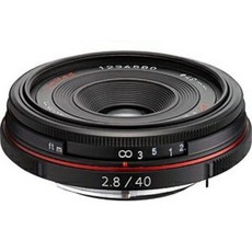 HD PENTAX-DA 40mmF2.8 PENTAX펜탁스 카메라 렌즈 APS-C용 블랙 [펜탁스 K단초점