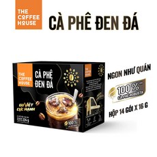 THE COFFEE HOUSE 아이스 블랙 커피 - Ca phe den da The Coffee House, 2개, 14개입, 16g