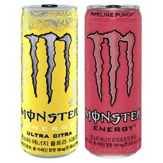 몬스터 에너지 355ml 시트라x24캔+파이프라인 펀치x24캔, (시트라x24캔+파이프라인 펀치x24캔)