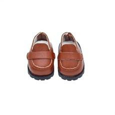 팝마트 인형 17cm 라부부 1세대 2세대 신발 구두, 브라운 로퍼