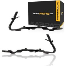 도지 그랜드 카니발 2011-2020 범퍼 커버 고정 브래킷 운전석 및 조수석 쪽 한 쌍 전면 폴리프로필렌 플라스틱 교체 부품 CH1042120 CH1043120 5113137, Driver and Passenger Side