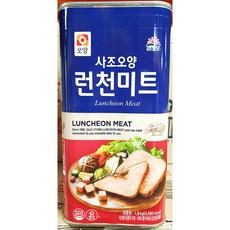 부대찌개햄(사조 1.8kg)X6 업소용 런천미트 소시지 부대햄, 1개, 1.8kg