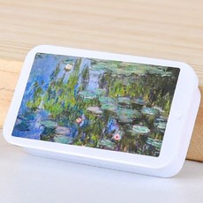 三木樂器 名畫滑蓋鐵盒 彈片收納盒, 1個, 睡蓮