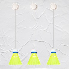 실내 배드민턴 연습 셔틀콕 3개입 어린이용 편리한 배드민턴셔틀콕 셔틀콕3개입