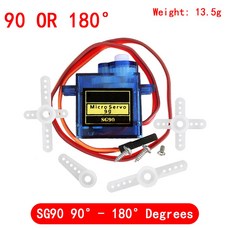 헬리콥터 보트 모델용 MG945R DIY MG90S 기어 SG90 MG995 MG996 금속 SG02R UNO 서보 MG996R 기계식 MG946R, SG90 90 180 Degr