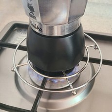 모카포트 스텐 원형 걸쇠 버너 가스레인지 삼발이 사발이, 단품, 1개